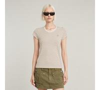 G-star Stripe Eyben Slim 2.0 Kurzarm-t-shirt Mit V-ausschnitt M Ensis Green Highlight Stripe
