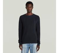 G-STAR Structure Ribbed Knit Pullover Dunkelblau L salute D26781-C868-C742-L