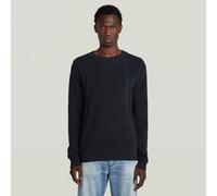 G-STAR Structure Ribbed Knit Pullover Dunkelblau XS salute D26781-C868-C742-XS