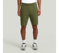 Trainingsshorts G-STAR "Structured Jersey Short", Herren, Gr. S, four leaf clover, Obermaterial: 64% Polyester, 34% Baumwolle, 2% Elasthan, Hosen (88509707-S) four leaf clover