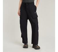 Cargohose G-STAR "Summer Snow Cargohose", Damen, Gr. 24, Länge 30, dk schwarz gd, Obermaterial: 50% Baumwolle, 50% Baumwolle, Hosen Cargohose (38525756-24) dk schwarz gd