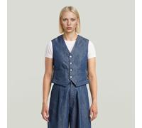 G-STAR Summer Weste Dunkelblau XXS raw denim D26542-D303-001-XXS