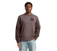 Longpullover G-STAR "Sunfaded Sweatshirt", Herren, Gr. XL, java gd, Obermaterial: 100% Baumwolle, Pullover Longpullover (99295739-XL) java gd