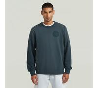 Longpullover G-STAR "Sunfaded Sweatshirt", Herren, Gr. M, salute gd, Obermaterial: 100% Baumwolle, Pullover Longpullover (88019533-M) salute gd