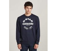 G-Star Sweatshirt in Dunkelblau - Größe M | Herren Plussize