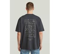 G-STAR T-Shirt "Back Graphic Relaxed T-Shirt" (20987929-L) petrol