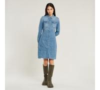G-STAR Tacoma Slim Flare Kleid Mittelblau XS medium aged D10660-D898-071-XS