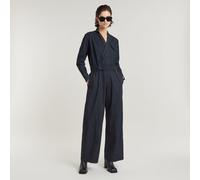G-STAR Tailored Wrap Jumpsuit Dunkelblau L worn in adrift cobler D25317-D777-G818-L