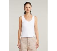 G-STAR Asymmetrical Zip Slim Tanktop Weiß S white D26226-D275-110-S