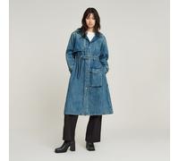 G-STAR Trench Rain Jacke Mittelblau XXS antique faded artisan wr D26217-D776-H141-XXS