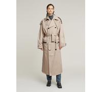 Outdoorjacke G-STAR "Macro Balloon Trenchcoat", Damen, Gr. M, dk brick, 100% Baumwolle, Jacken (35849137-M) dk brick