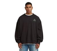 Longpullover G-STAR "Triangle Graphic Sweatshirt", Herren, Gr. L, dk schwarz, Obermaterial: 100% Baumwolle, Pullover Longpullover (97689842-L) dk schwarz