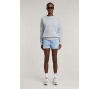 G-Star True Short Raw Edge Sun Faded Blue Vapour Größe: W30 | Kurze Sporthosen Outlet | Damen | Blau
