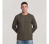 T-Shirt G-STAR "Tweeter A-Line T-Shirt", Herren, Gr. XS, grün (asfalt), Obermaterial: 100% Baumwolle, Shirts T-Shirt (68323032-XS) asfalt