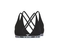 Multiway-BH G-STAR "AQUAMARINE, 2 PACK MULTI-WAY TRIANGLE", Damen, Gr. L, N-Gr, schwarz, Feinripp, Obermaterial: 95% Baumwolle, 5% Elasthan, unifarben mit Farbeinsatz, Basic, körpernah, BHs, mit verst