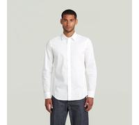 G-Star Langarmhemd Uniform Slim – 69% Baumwolle 31% Polyester – Weiß – XXL