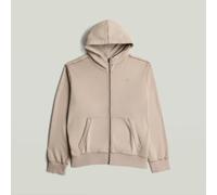 G-STAR Unit Washed Full Zip Hooded Sweatshirt Beige S dk brick gd D30718-D969-D848-S