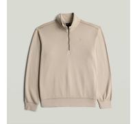 G-STAR Unit Washed Half Zip Sweatshirt Beige XL dk brick gd D30717-D969-D848-XL