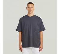 G-STAR Utility Fabric Mix T-Shirt Grau XL petrol D28901-E385-860-XL