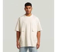 G-STAR Utility Fabric Mix T-Shirt Weiß XL milk D28901-E385-111-XL