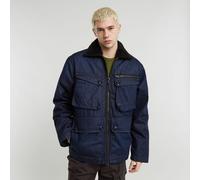 G-Star RAW Utility Sherpa Jacke Dunkelblau XL D25180-4639-G831-XL