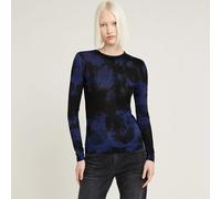 G-Star RAW Damen Vintage Wash Slim Top, Mehrfarben (ballpen Blue Vintage Denim wash D23871-C565-G271), S