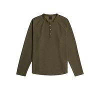 G-STAR Waffle Henley-Shirt mit lockerer Passform Braun XL dark khaki D30712-E812-H685-XL