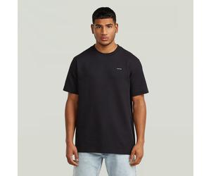 G-STAR Waffle True Regular T-Shirt Schwarz L dark black D28609-E383-6484-L