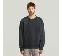 G-STAR Wash Panel Sweater Schwarz XS dark black garment dyed D27089-E186-B564-XS