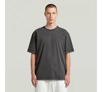T-Shirt G-STAR "Washed Distressed Relaxed T-Shirt", Damen, Gr. XXL, dk schwarz gd, Obermaterial: 100% Baumwolle, Shirts T-Shirt (98841035-XXL) dk schwarz gd