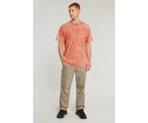G-Star Washed Loose R T Lt Antic Red Nettuno Größe: S | Basic T-Shirts Outlet | Herren | Rot