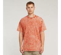 T-Shirt G-STAR "Washed Loose T-Shirt", Damen, Gr. XS, lt antic rot nettuno, Obermaterial: 100% Baumwolle, Shirts T-Shirt (30543808-XS) lt antic rot nettuno