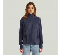 G-star Washed Loose Fit Rollkragenpullover S Osaka Blue Gd