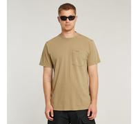 G-STAR Washed Pocket T-Shirt Beige L toggee marte D25963-C756-H218-L