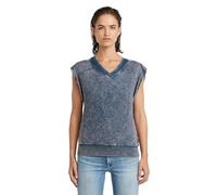 G-STAR Washed Sweater Mittelblau M mid blue double dye D26103-D575-H364-M