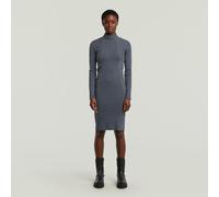 G-STAR Washed Slim Rib Kleid Dunkelblau XL osaka blue gd D27164-E127-H193-XL
