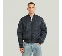 G-STAR Wende-Bomberjacke Dunkelblau M coated india ink D26983-D192-H420-M