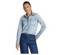 G-Star RAW Slim Western Hemd Hellblau XXS