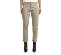 Chinohose G-STAR "Kate Chino Boyfriend", Damen, Gr. 31, Länge 32, elephant skin, Web, Obermaterial: 97% Baumwolle, 3% Elasthan, unifarben, bequem lang, Hosen Chinohose (83691563-31) elephant skin