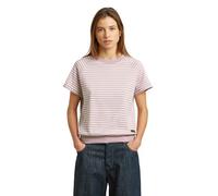 G-star Raglan Kurzarm-t-shirt XL Burnished Lilac / Milk Stripe