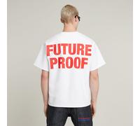 G-STAR WVB Unisex Boxy T-Shirt Weiß M white D25834-D560-110-M