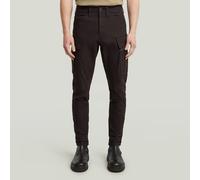 Cargohose G-STAR "Zip Pocket 3D Skinny Cargohose 2.0", Damen, Gr. 35, Länge 34, dk schwarz, Obermaterial: 50% Baumwolle, 48% Baumwolle, 2% Elasthan, Hosen Cargohose (86339142-35) dk schwarz