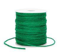 G2PLUS 100M Grün Juteschnur Kordel Garten Kordel Bastelschnur Dekokordel 3 MM Jute Schnur für DIY Haushalt Kunstgewerbe Gartenarbeit Dekoration