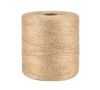 G2PLUS 500M Braun Juteschnur, 1.5mm Jute Schnur für Garten, 2-Lagig Bastelschnur für Basteln, Jute Dekokordel für DIY Kunstgewerbe Gartenarbeit