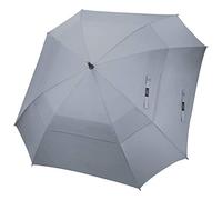 G4Free 62/68 Inch Quadratischer Golfschirm Übergroß Doppelt Überdachung für 2-4 Personen Großer Regenschirm Winddichter XXL Stockschirm Automatik Auf