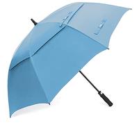 G4Free 62 Inch Regenschirm Groß Stockschirm Sturmfest Golf Schirme Automatik Regenschirm XXL für Herren Damen Doppelt Überdachung Belüftet