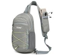 G4Free Leichte Schultertasche & Brusttasche Sportliche-Sling Bag Herren Damen für Reise Wandern Laufen Klettern