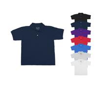 Gildan Unisex Baby Dryblendâ Youth Jersey Poloshirts, schwarz, 16 Años