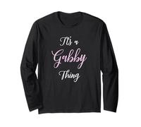 Gabby Name Geburtstag Weihnachten Mädchen Rosa Freundin Frau Schwester Langarmshirt