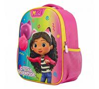 Gabby’s Dollhouse Kinder Rucksack 3D-EVA Vorschulrucksack | Leicht mit Flaschenfächern und verstärkten Trägern | Kindergarten-Schultasche für Mädchen